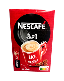 Nescafe 3 in 1 Rich Aroma oploskoffie 10 sticks