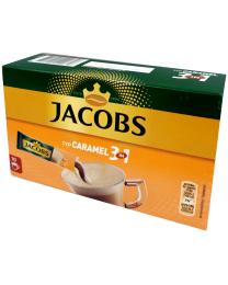 Jacobs oploskoffie 3 in 1 Caramel 10 sticks