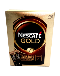 Nescafe Gold oploskoffie 25 sticks