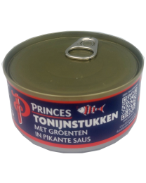 Princes Tonijnstukken met groenten in pikante saus
