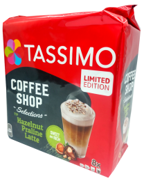 Tassimo Coffee Shop Selections Hazelnut Praline Latte